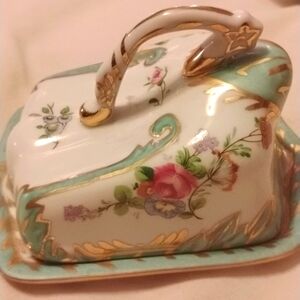 Vintage butter and cheese dish